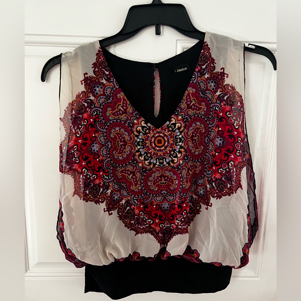 Cute Patterned Blouse